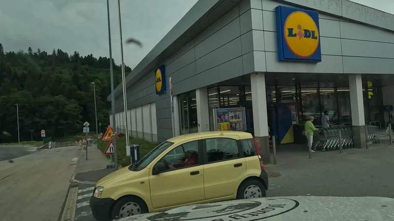 Mijn eerste Lidl stop in avonturen in kroatie
