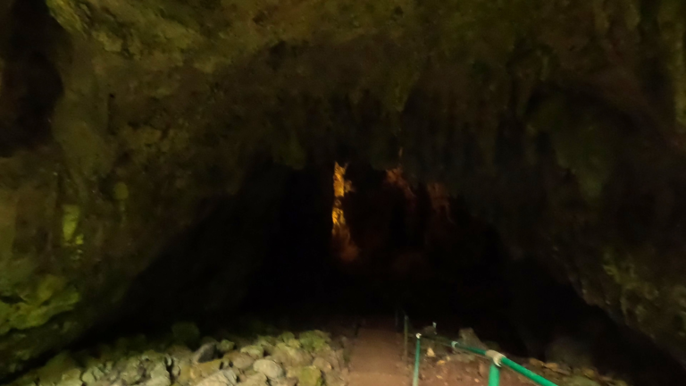 De grotopening van Špilja Samograd tussen rotsen en groen in Pećinski Park Grabovača tijdens onze avonturen in kroatie.